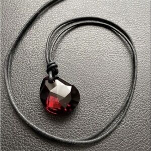 SWAROVSKI - Galet Necklace Red